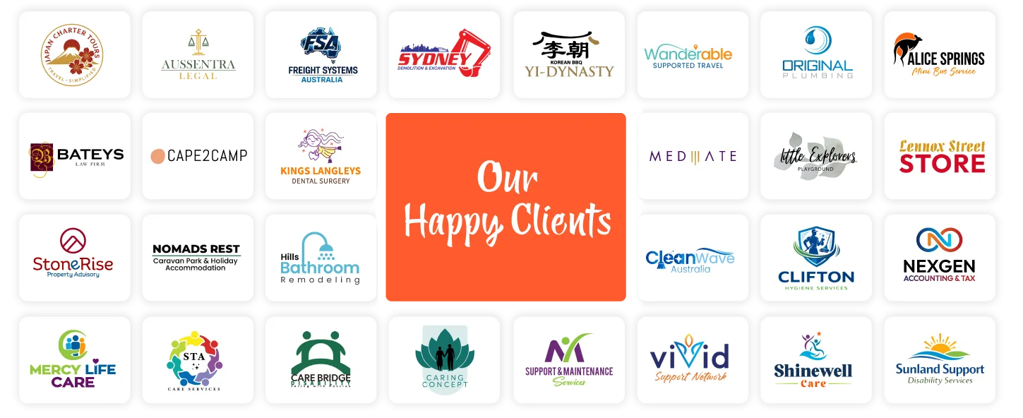 Aus Asia Online happy clients — brand logos row 2