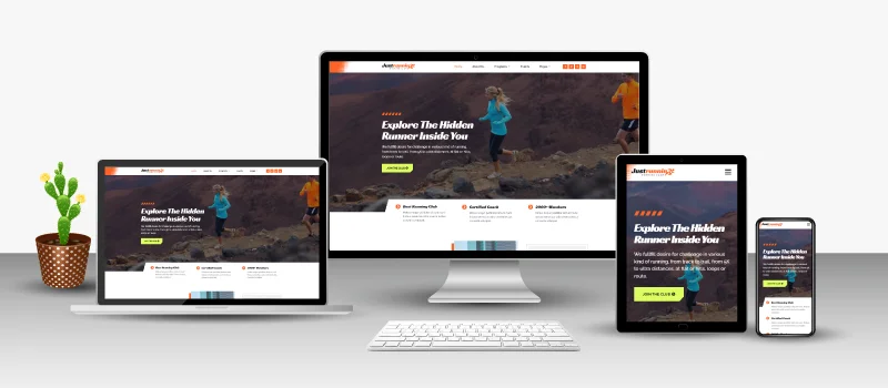 Sports Web Design Portfolio 02