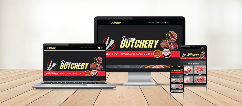 eCommerce website design portfolio example