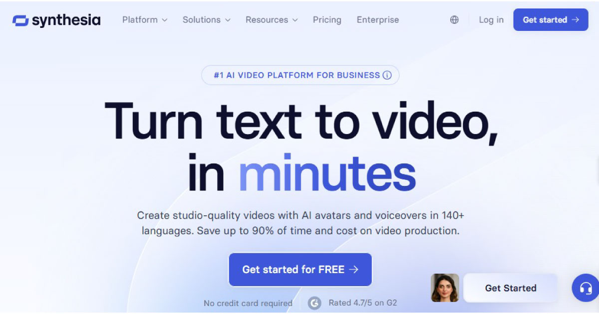 Synthesia (AI Video for Marketing Campaigns)