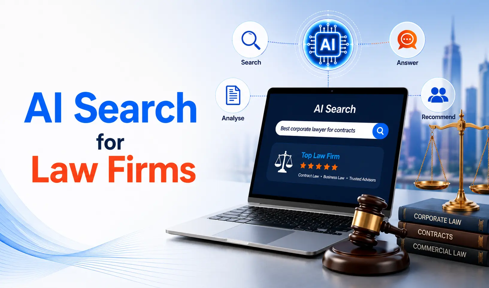 How AI search surfaces a law firm in a client's AI conversation